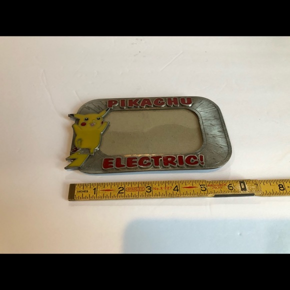 Pokémon Pikachu Pewter Enamel Picture Frame - Picture 5 of 8